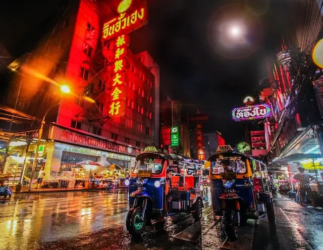 Night time in Bangkok